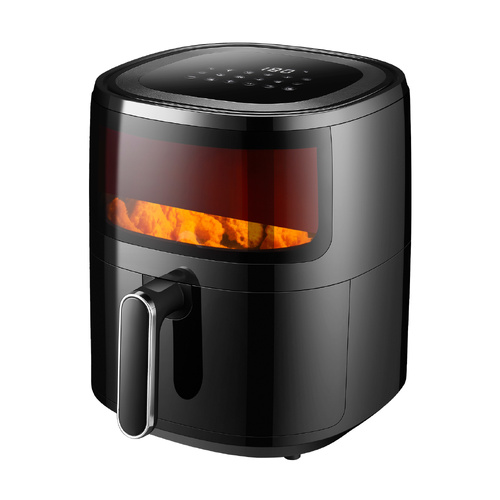 6L Digital Air Fryer w/ 1600W & Glass Window