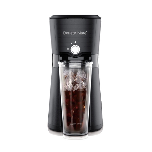 Digital Iced Coffee Maker w/ 10oz, Reusable Cup & Straw Included