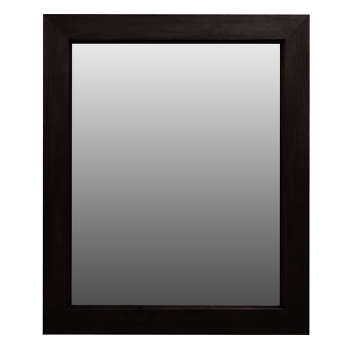 Ascot Solid Mahogany Timber Mirror (Chocolate)