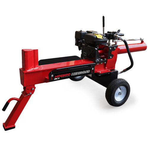 20 Tonne Hydraulic Petrol Log Splitter 8HP Towed Wood Firewood Cutter - HPS600