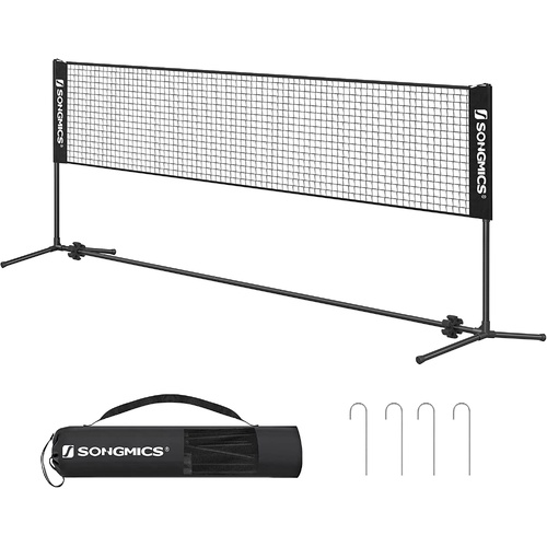 3m Portable Tennis Badminton Net Black