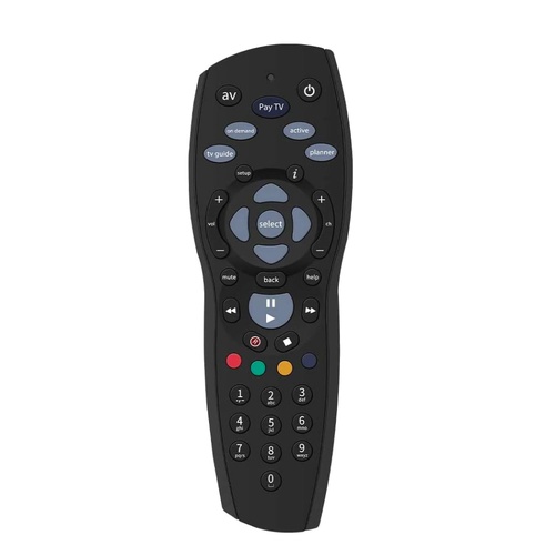 2x PayTV Remote Control Compatible with Foxtel MYSTAR SKY NEW ZEALAND - Black