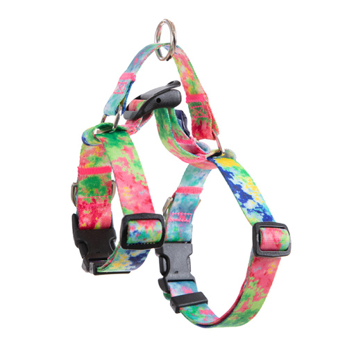 Dog Double-Lined Straps Harness Adjustable L SWEET GREEN