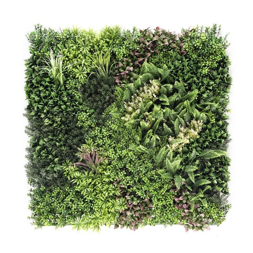 1 SQM Artificial Plant Wall Grass Panels Vertical Garden Foliage Tile Fence 1X1M