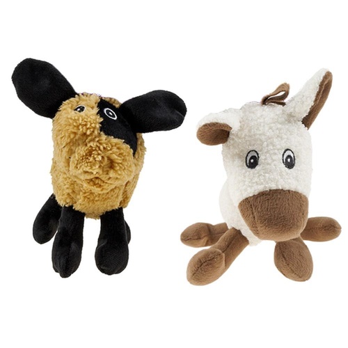 2 x Dog Puppy Play Animal Toy Plush Toy 16cm