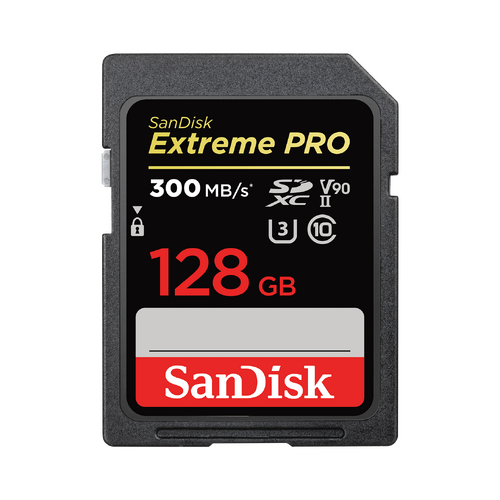 SanDisk 128GB Extreme PRO SDHC and SDXC UHS-II card SDSDXDK-128G-GN4IN