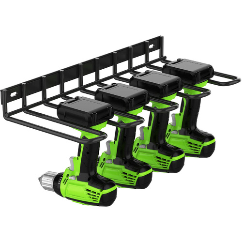 Power Tool Tools Organizer Drill Holder Wall Mount Drill Rack Garage Storage Drill Organizer 