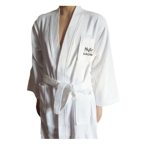 Luxury Cotton Shower Gown Bathrobe