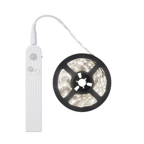 Motion Sensor LED Strip Light 1m cool white