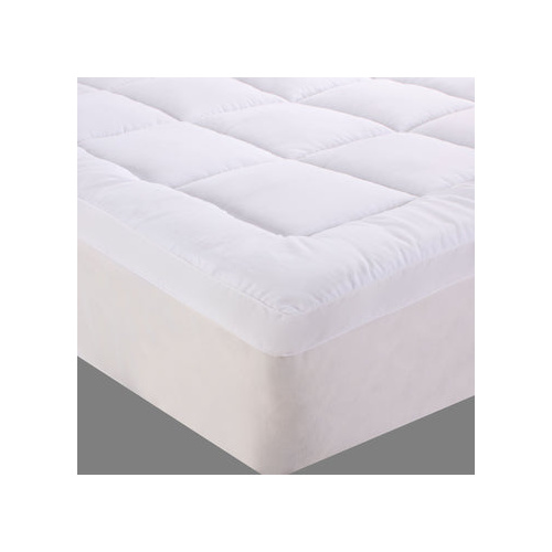 bamboo cotton fitted mattress topper single