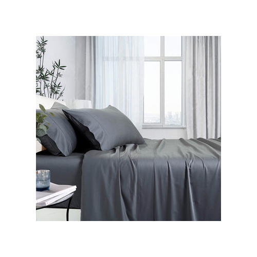 1000tc bamboo cotton sheet set charcoal double