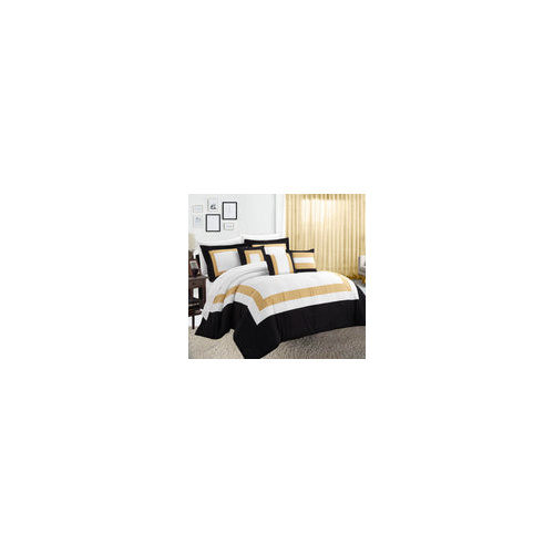 10 piece comforter and sheets set queen gold