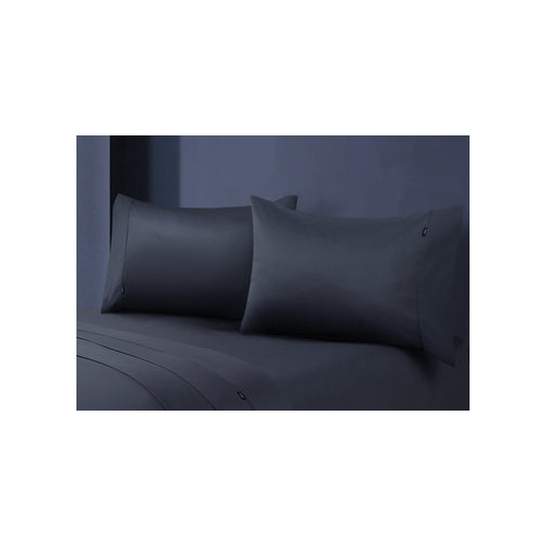 1000tc egyptian cotton pillowcase pair charcoal