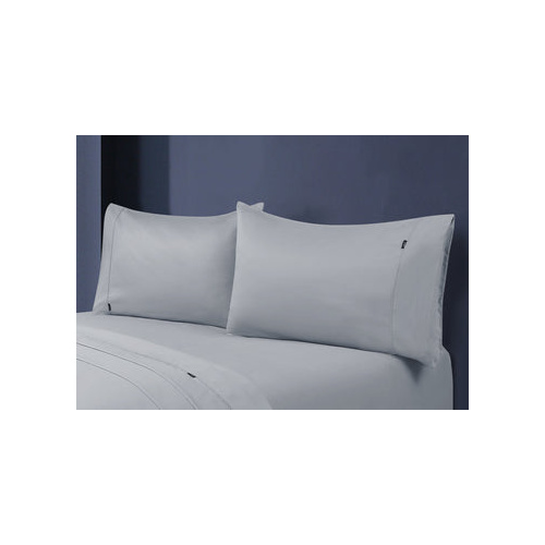 1000tc egyptian cotton pillowcase pair silver