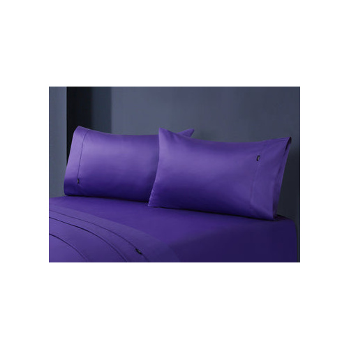 1000tc egyptian cotton pillowcase pair violet