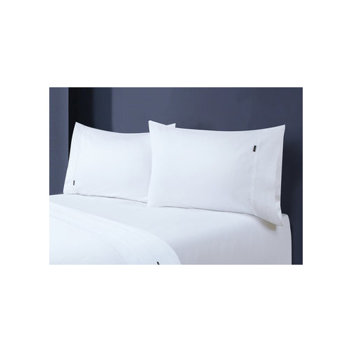 1000tc egyptian cotton pillowcase pair white