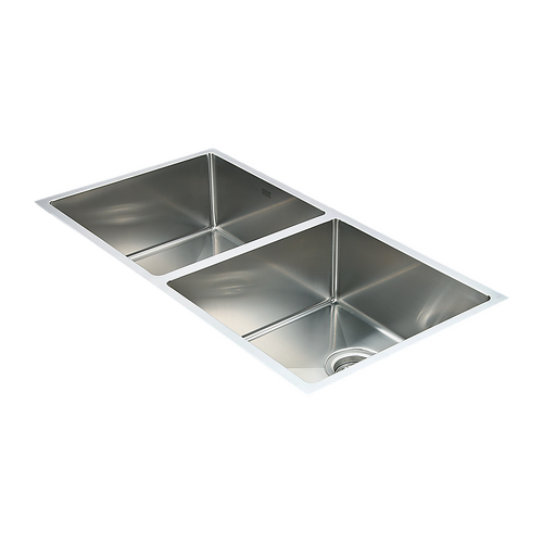 865x440mm Handmade Stainless Steel Undermount / Topmount Kitchen Sink with Waste