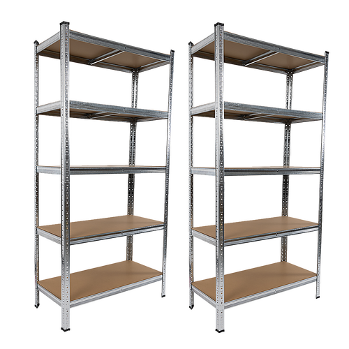 2 x 1.8M Garage Shelving Warehouse Rack Storage Shelves Pallet Racking