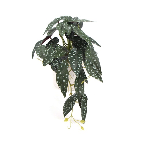 Artificial Bergonia Plant In Decorative Bowl 30cm