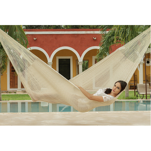 Mayan Legacy Bed Cotton hammock - Classic in Marble  colour