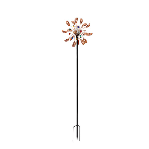 Garden Windmill Solar Light Wind Spinner